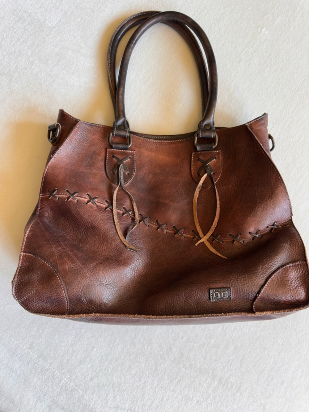 BED|STU Bruna Leather Tote - Teak Rustic Brown - Picture 10 of 11